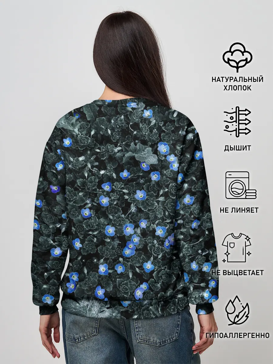 Женский свитшот / Маленькие ЦветЫ