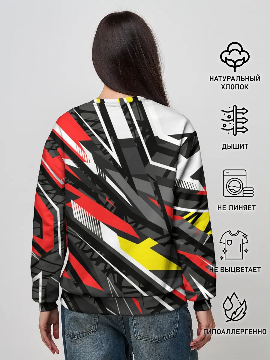 Женский свитшот / Фон. Абстракция.