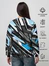 Женский свитшот / Текстура. Линия. Движение