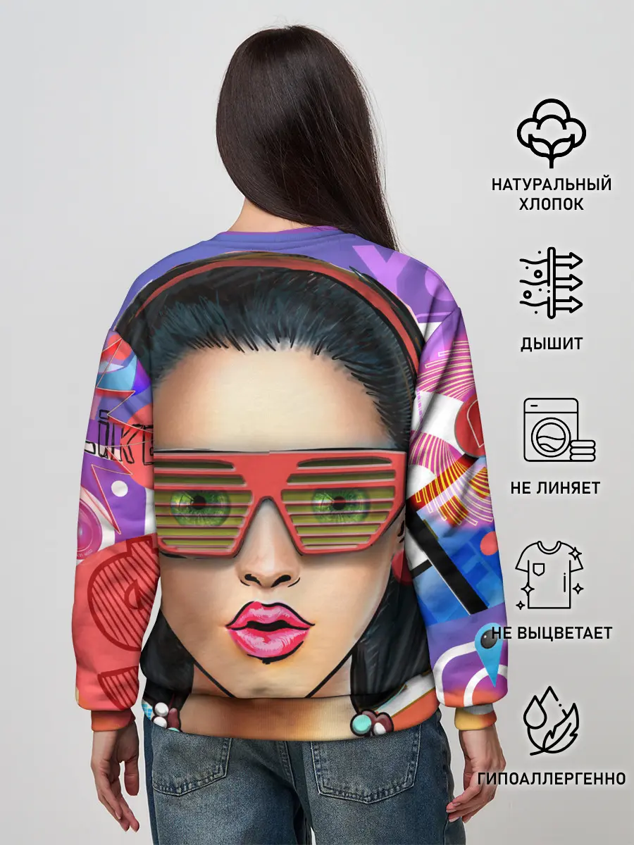 Женский свитшот / СтильНая Девушка