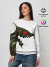Женский свитшот / БЕРСЕРК красками