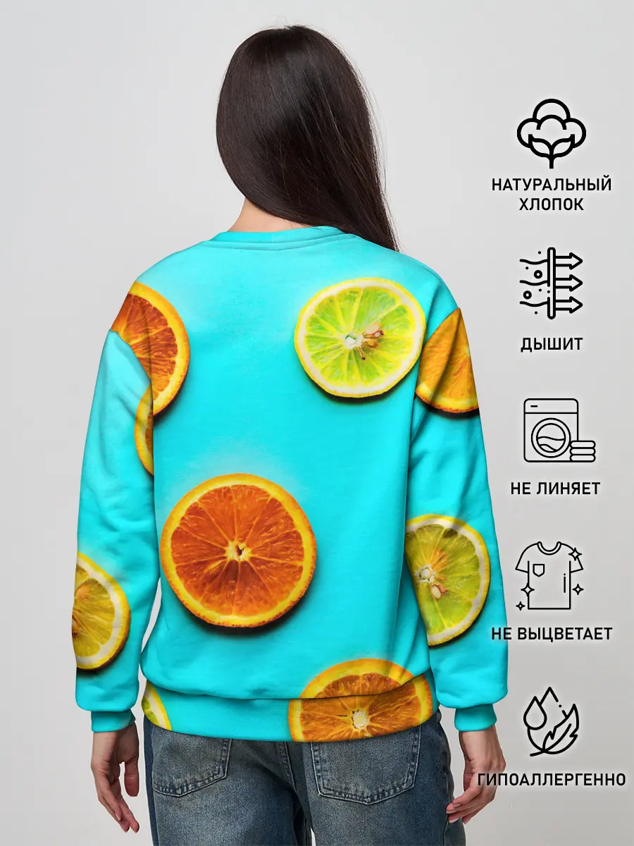 Женский свитшот / АпельСинки