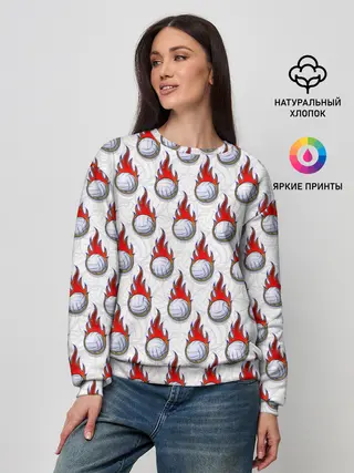 Женский свитшот / Волейбол