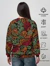 Женский свитшот / абстрактный узор линии