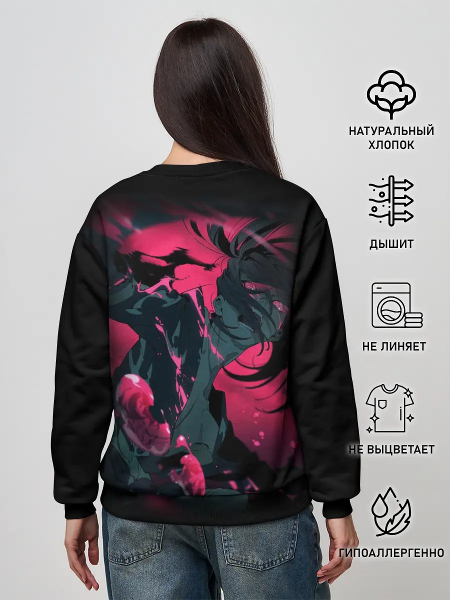Женский свитшот / ХЯККИМАРУ В ЯРОСТИ | ДОРОРО