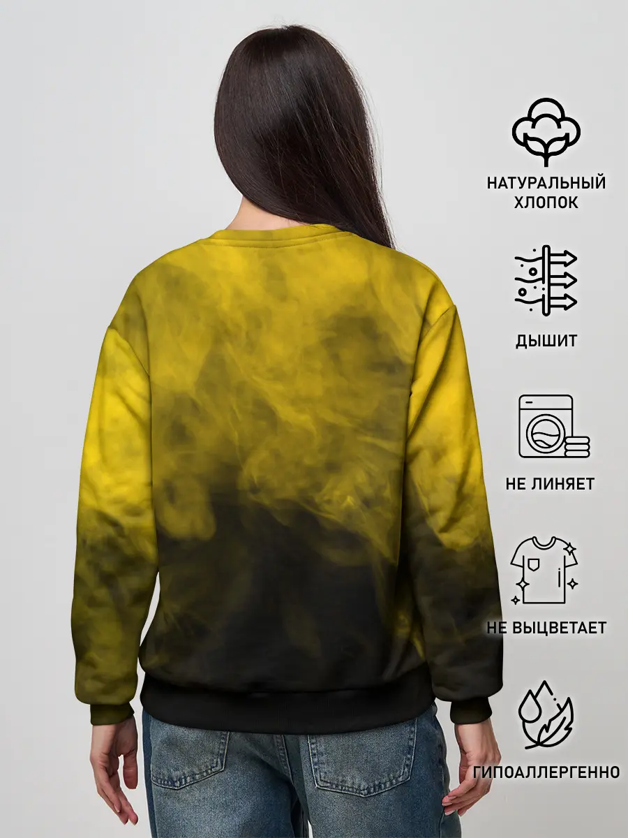 Женский свитшот / FREEFIRE | YELLOW SMOKE