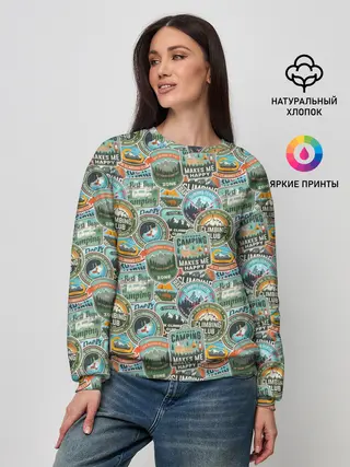 Женский свитшот / Альпинизм