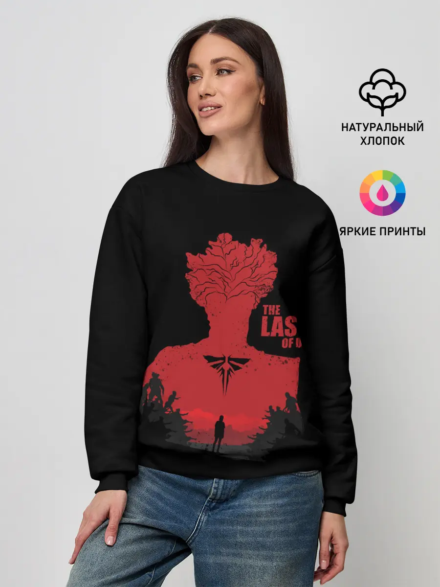 Женский свитшот / Грибоголовый