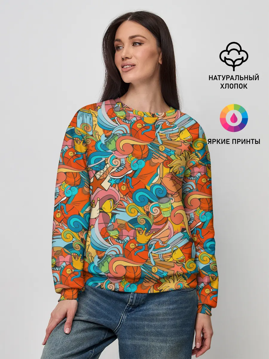 Женский свитшот / Basketball