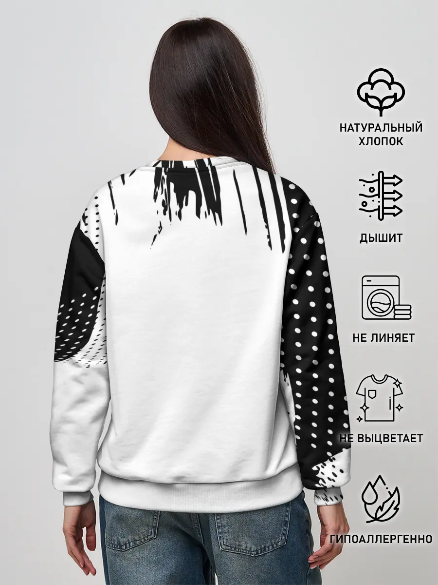 Женский свитшот / Старшая Карасуно | Академия Шираторизава