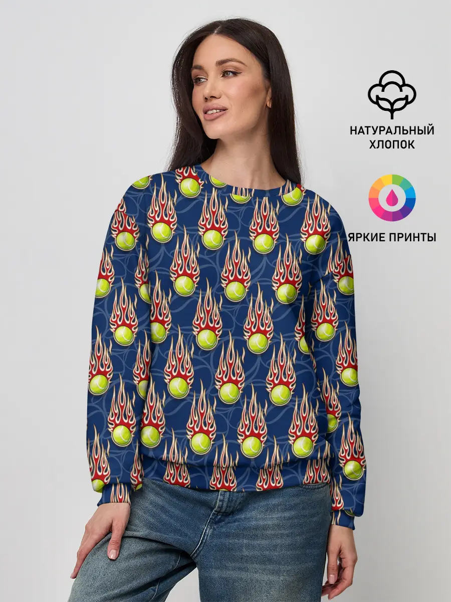 Женский свитшот / Теннис