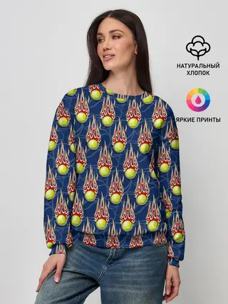 Женский свитшот / Теннис