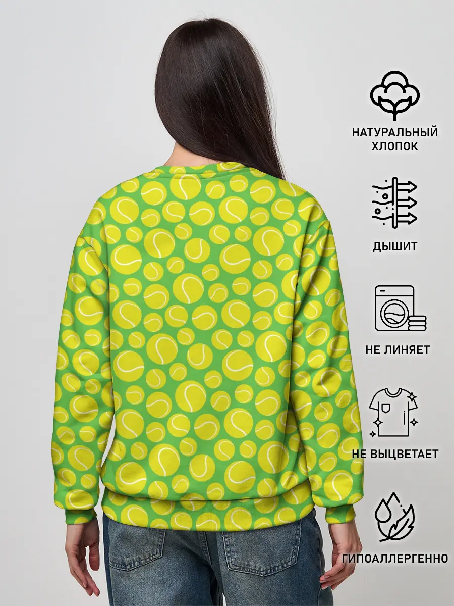 Женский свитшот / Теннисные Мячики