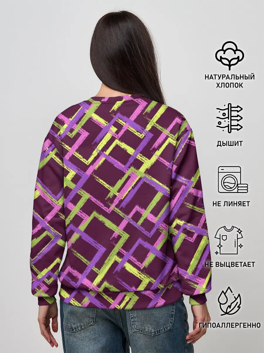 Женский свитшот / Абстракция-2