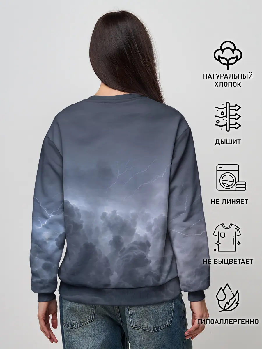 Женский свитшот / НЕБО СЛАВЯН | СЛАВЯНСТВО