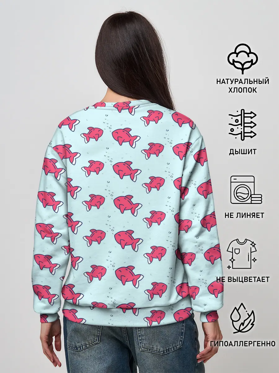 Женский свитшот / Рыбки