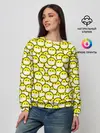Женский свитшот / Смайлики в Масках