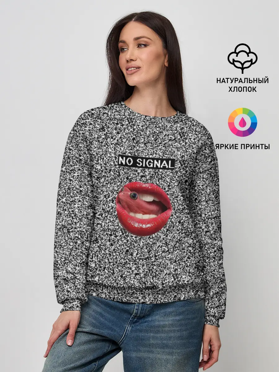 Женский свитшот / Губы