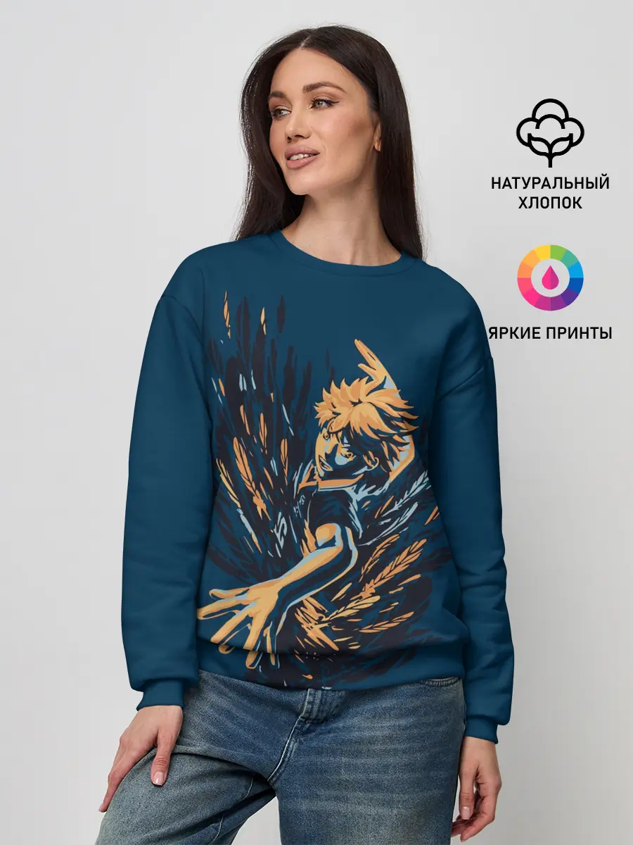 Женский свитшот / ХИНАТА | ВОЛЕЙБОЛ