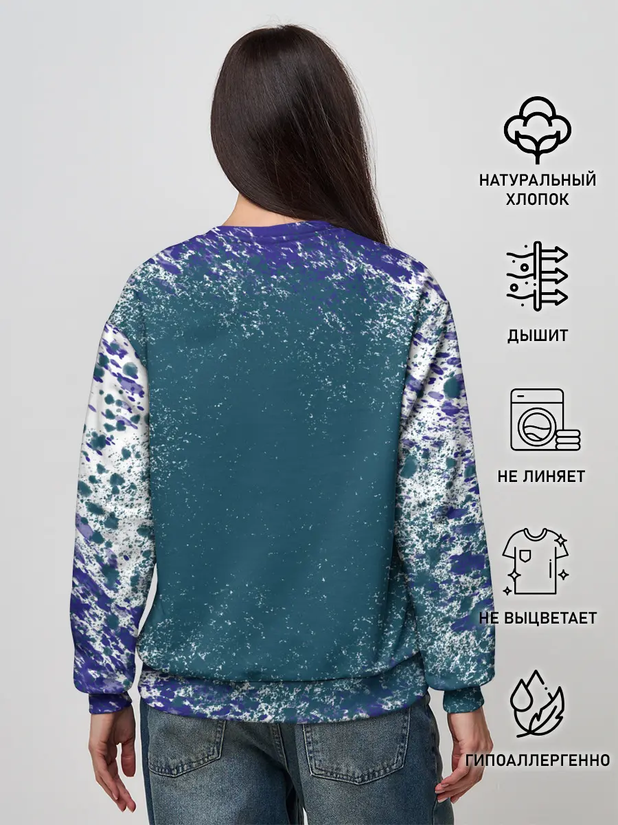 Женский свитшот / Голубая сойка