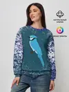 Женский свитшот / Голубая сойка