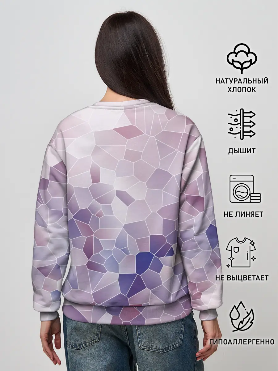 Женский свитшот / Узор Мозаика