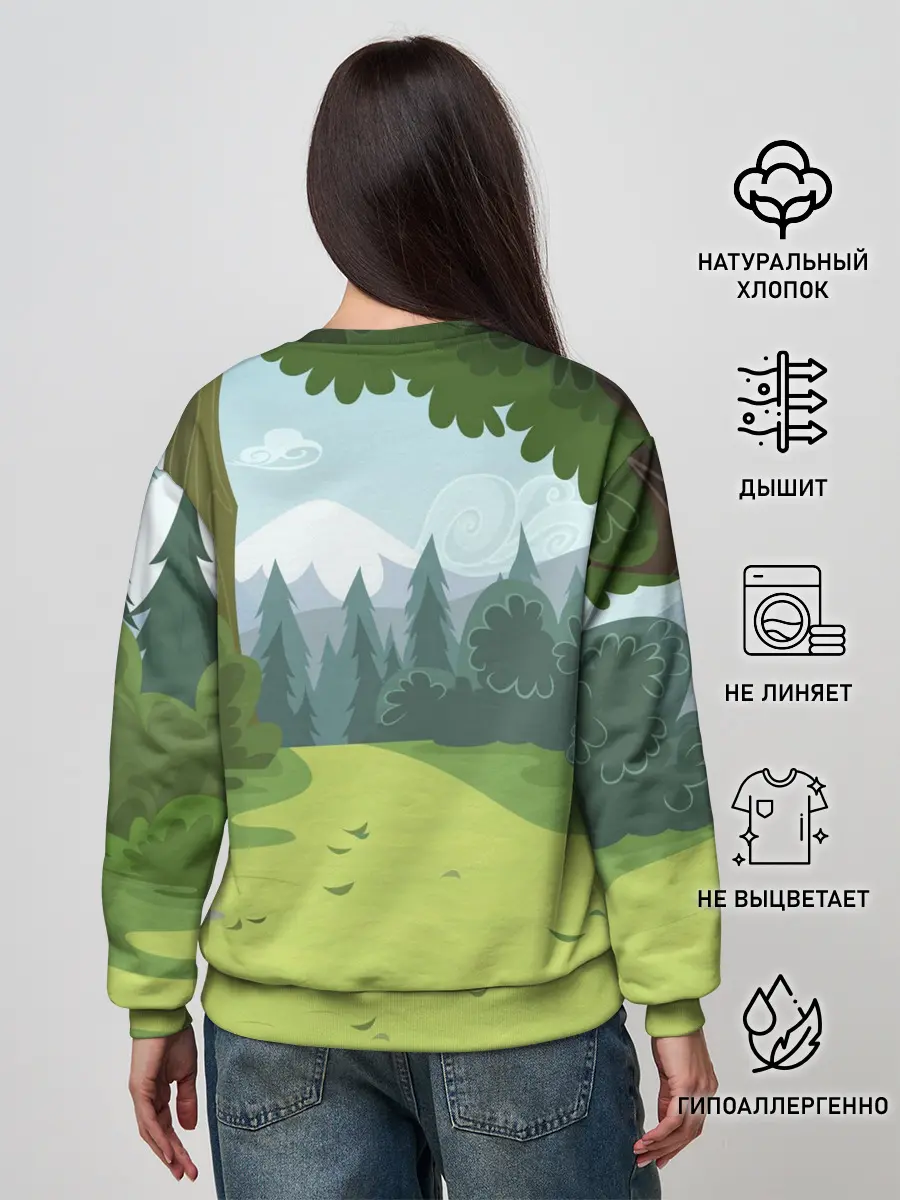 Женский свитшот / Крутые Бобры | Angry Beavers