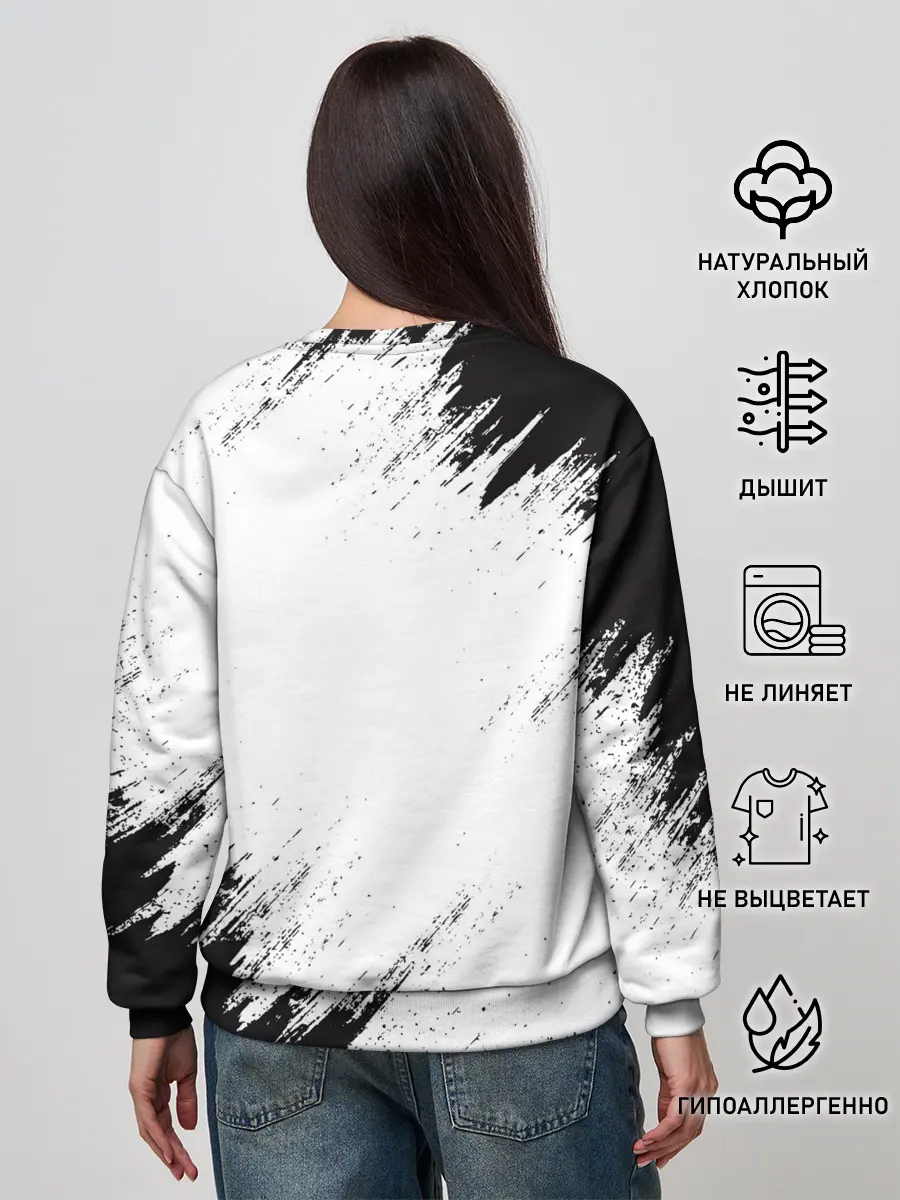 Женский свитшот / БЕРСЕРК брызги