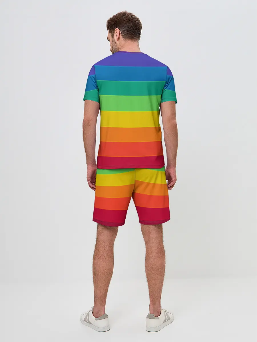 Мужской костюм с шортами / Радуга | Rainbow