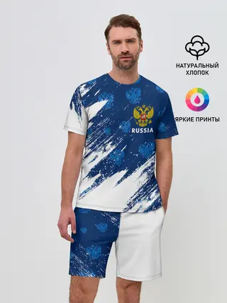 Мужской костюм с шортами / RUSSIA / РОССИЯ