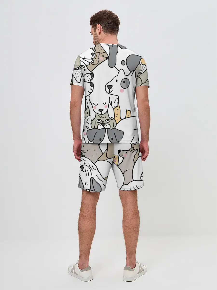 Мужской костюм с шортами / Собачье собрание