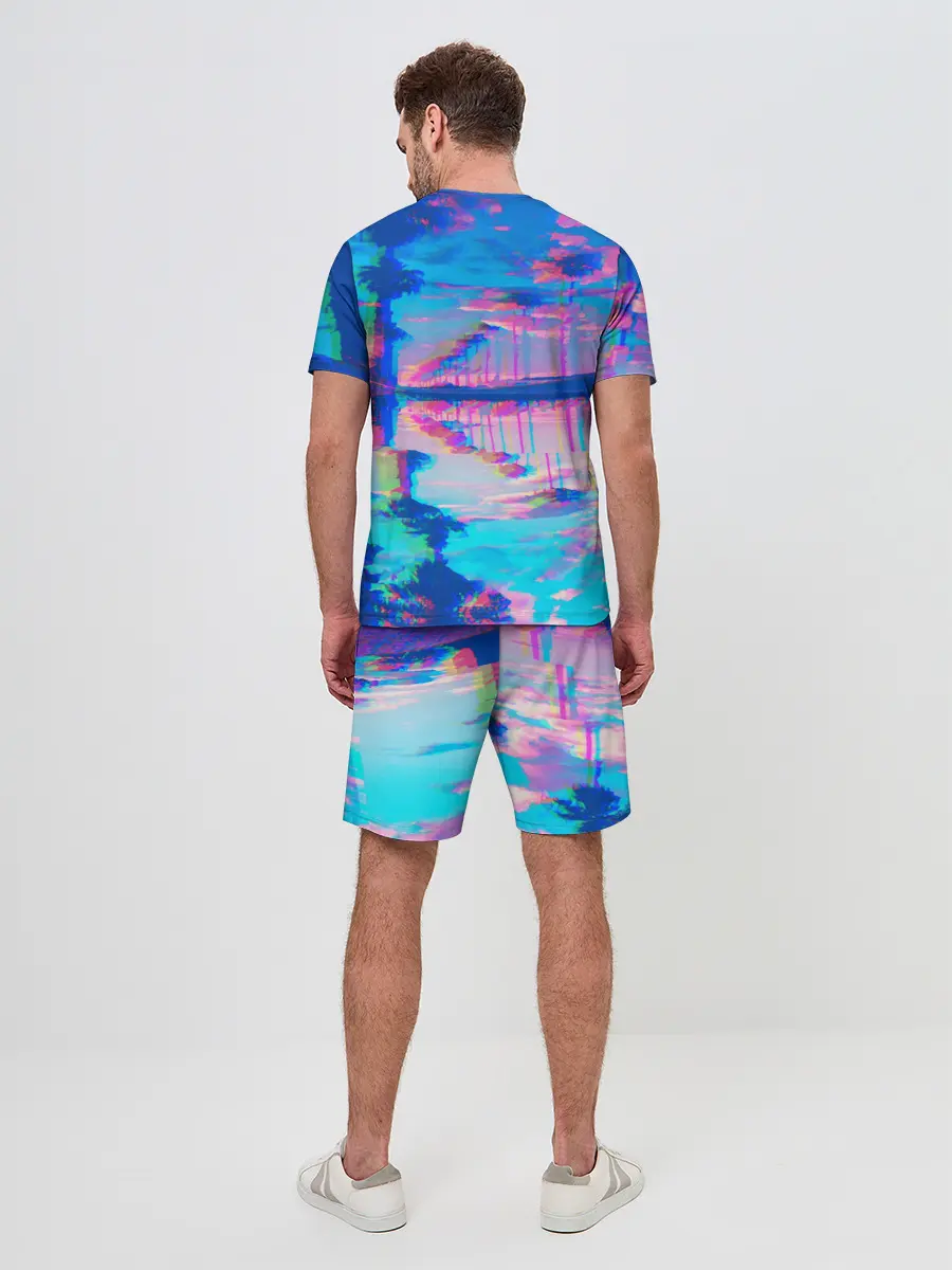 Мужской костюм с шортами / ГАВАЙИ ГЛИТЧ