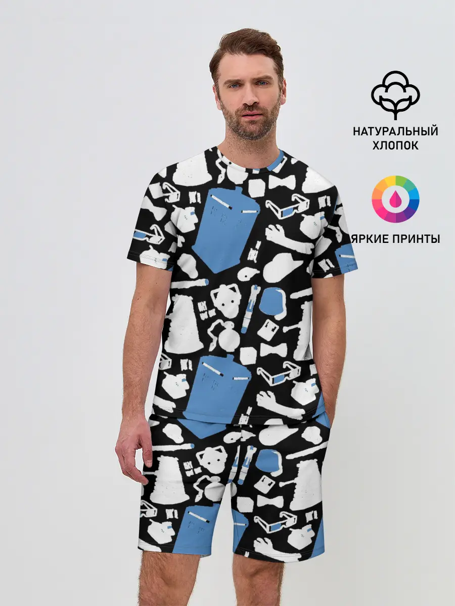 Мужской костюм с шортами / ТАРДИС