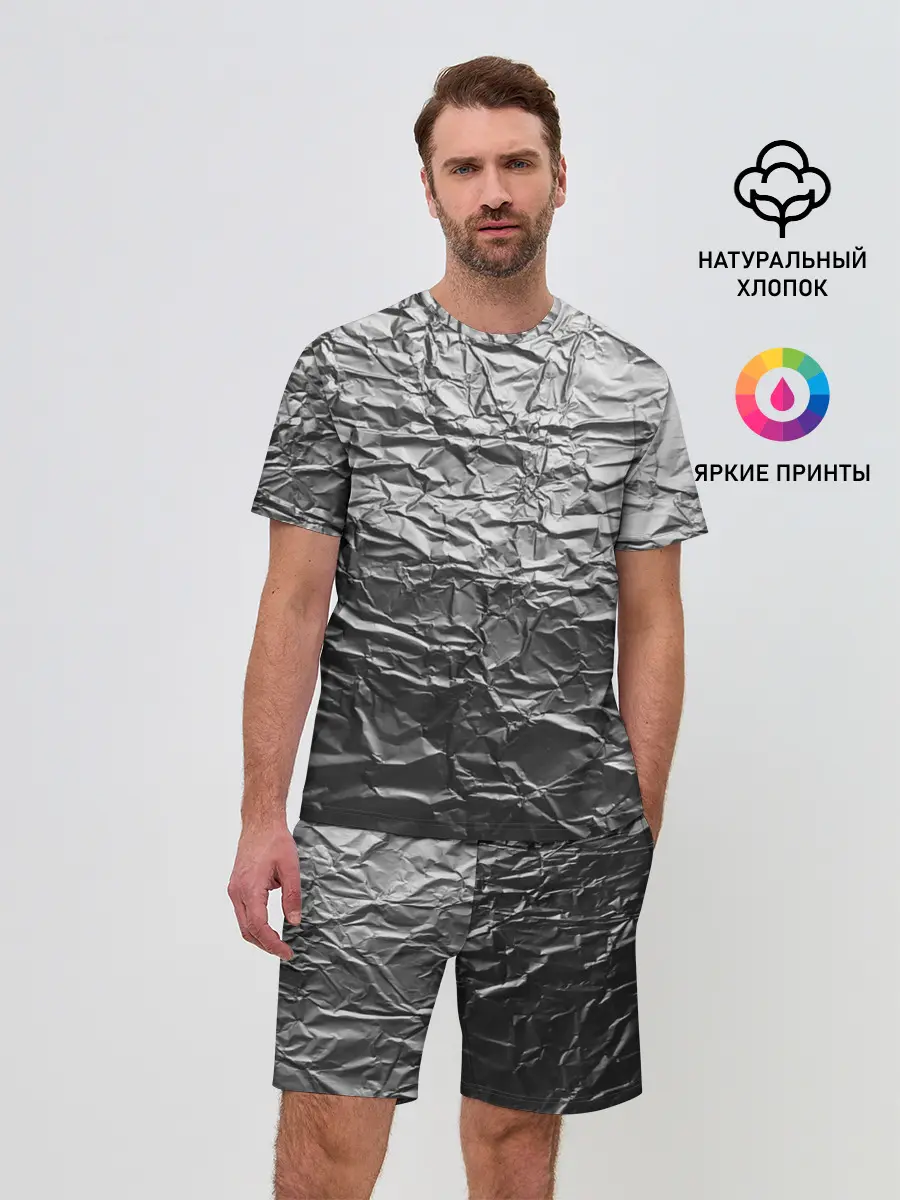 Мужской костюм с шортами / Фольга
