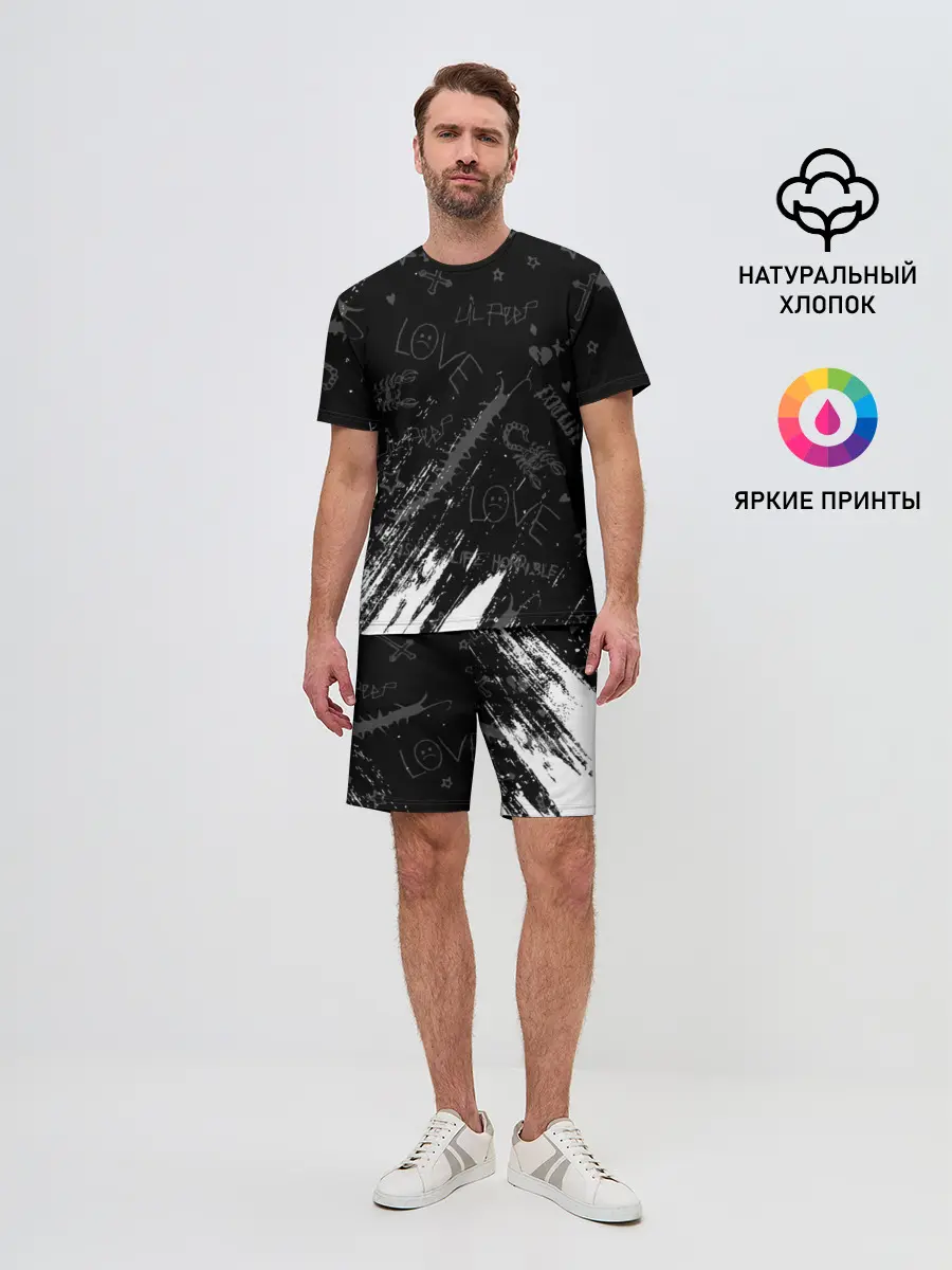 Мужской костюм с шортами / LIL PEEP / ЛИЛ ПИП