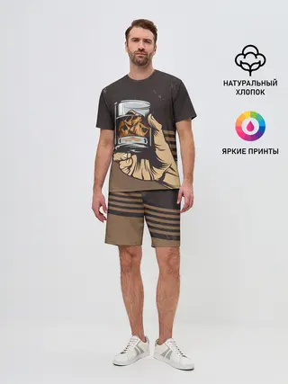 Мужской костюм с шортами / Ретро Виски