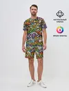 Мужской костюм с шортами / Уличные граффити