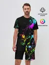 Мужской костюм с шортами / НЕОНОВЫЕ КРАСКИ