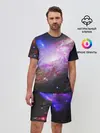 Мужской костюм с шортами / Космическая спираль