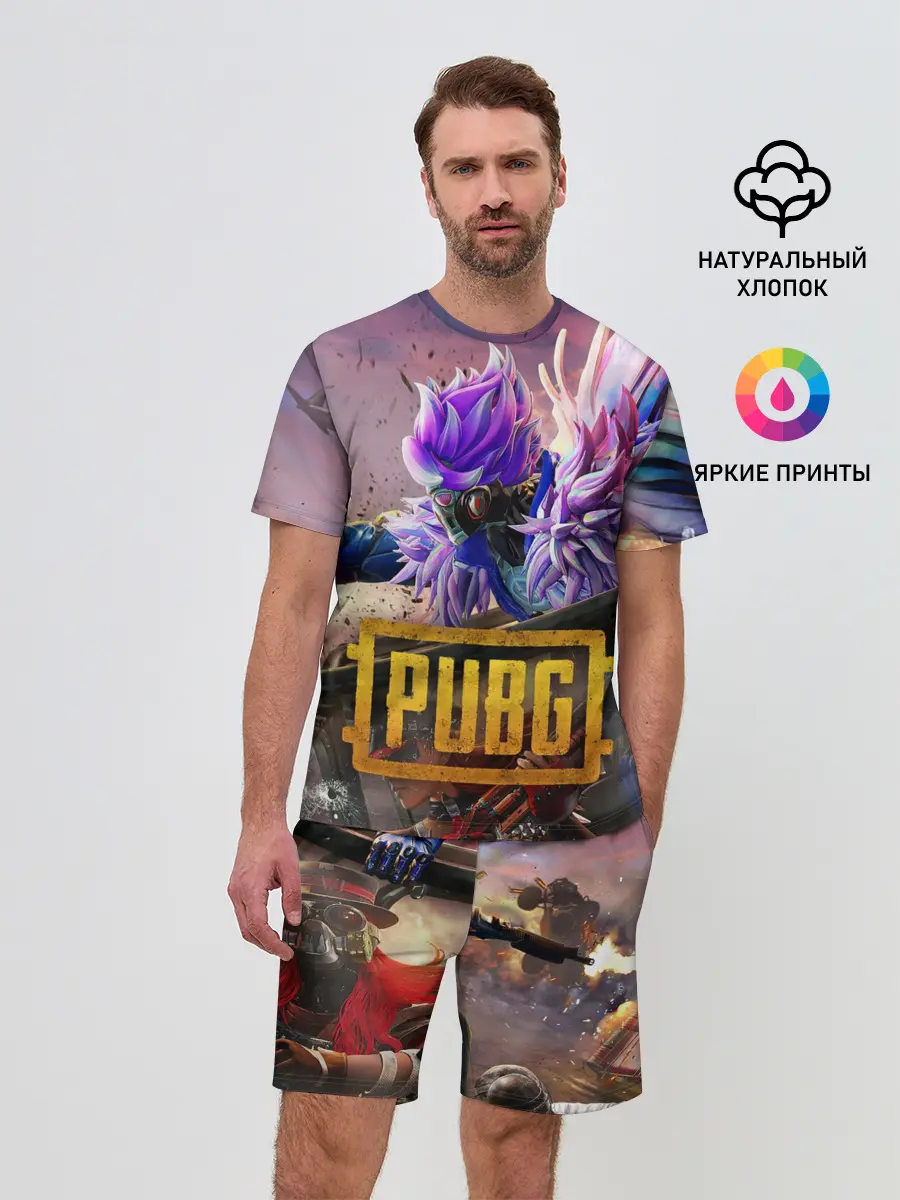 Мужской костюм с шортами / PUBG