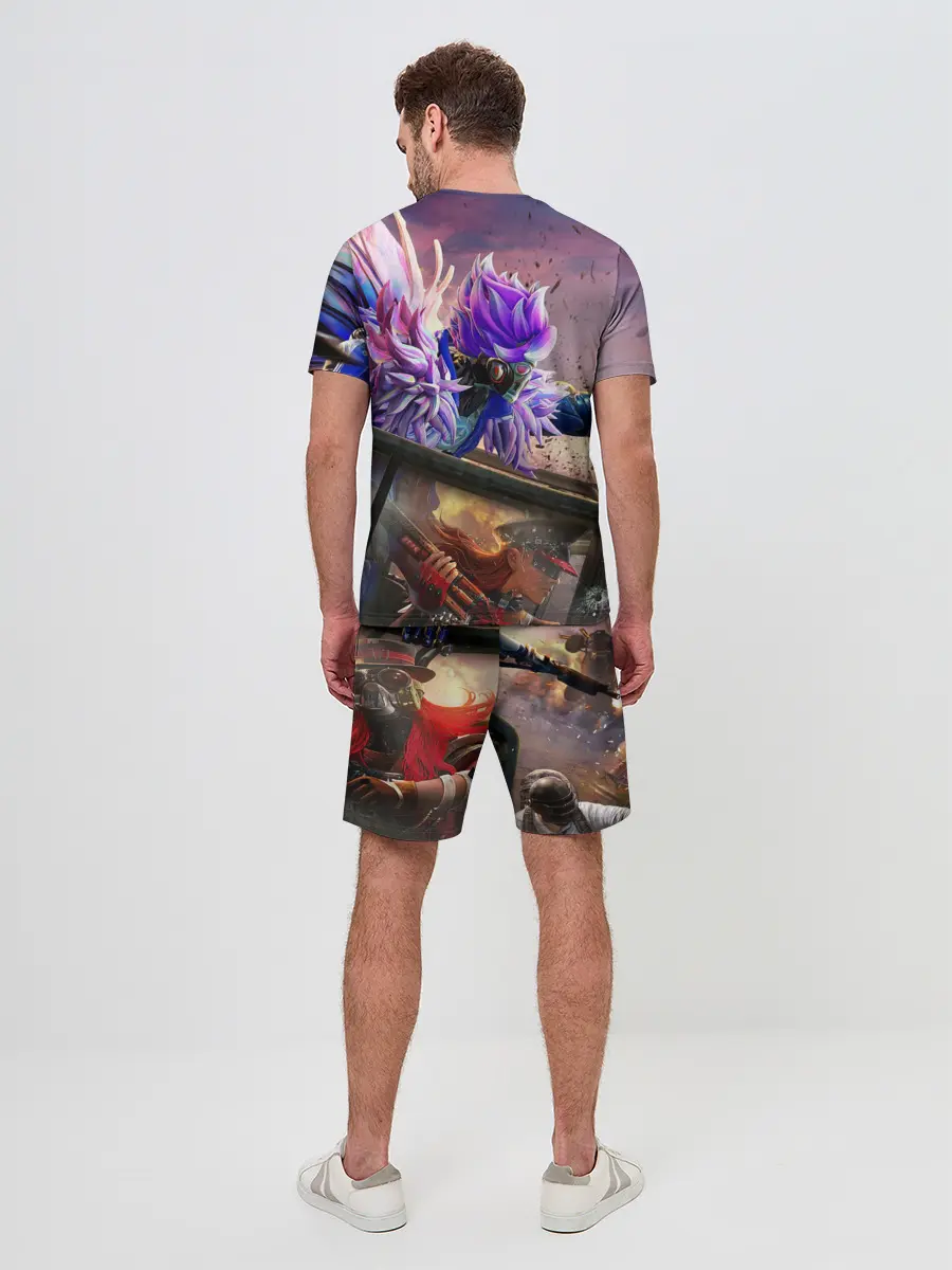 Мужской костюм с шортами / PUBG