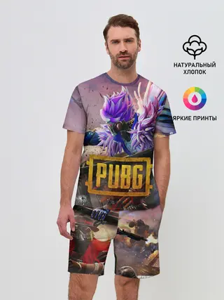 Мужской костюм с шортами / PUBG