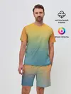 Мужской костюм с шортами / Мягкий летний градиент