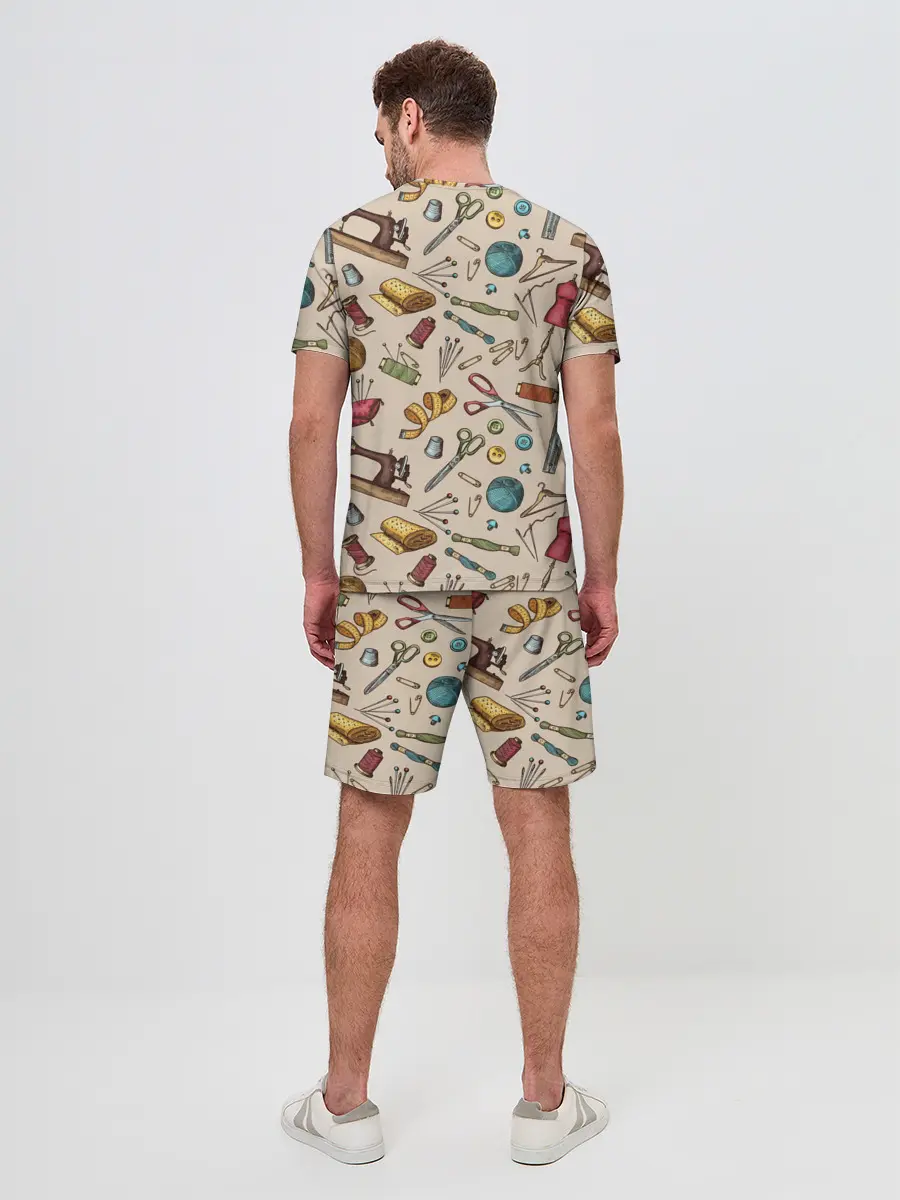 Мужской костюм с шортами / предметы шитья