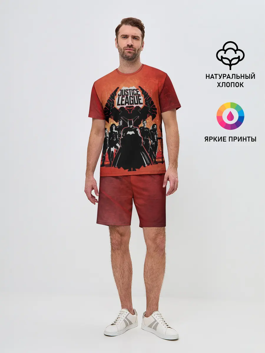 Мужской костюм с шортами / Justice League