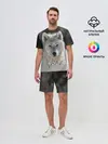Мужской костюм с шортами / Волк
