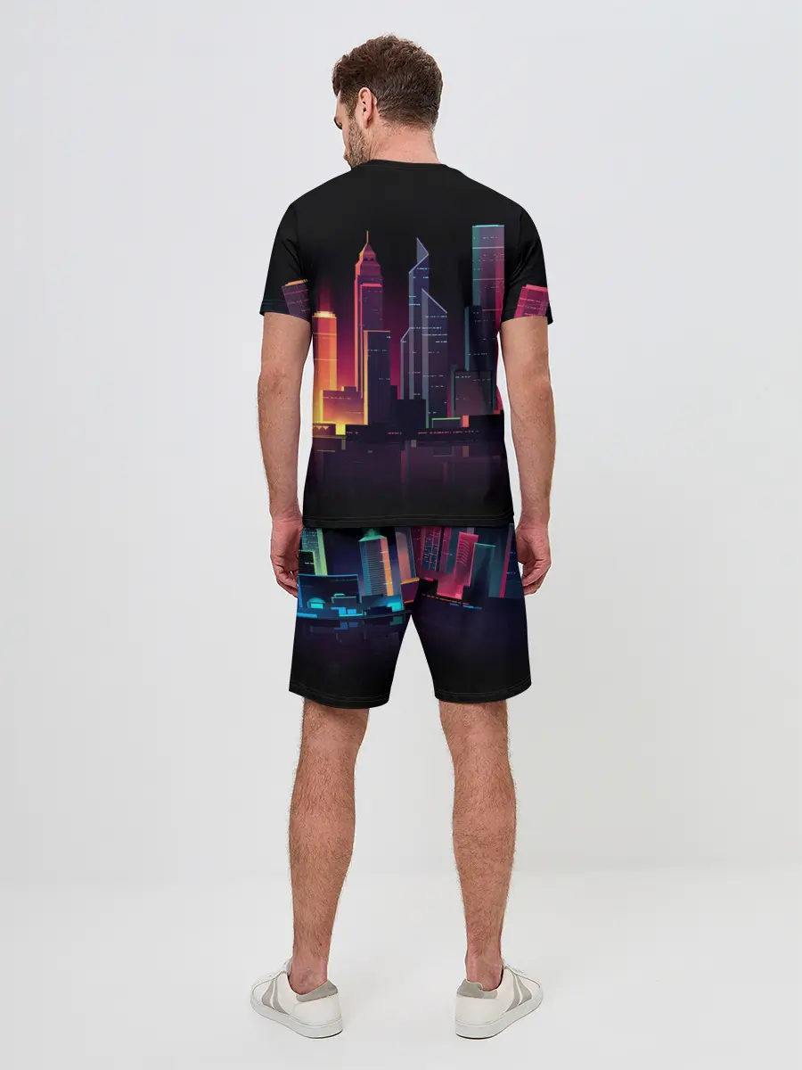Мужской костюм с шортами / Neon City