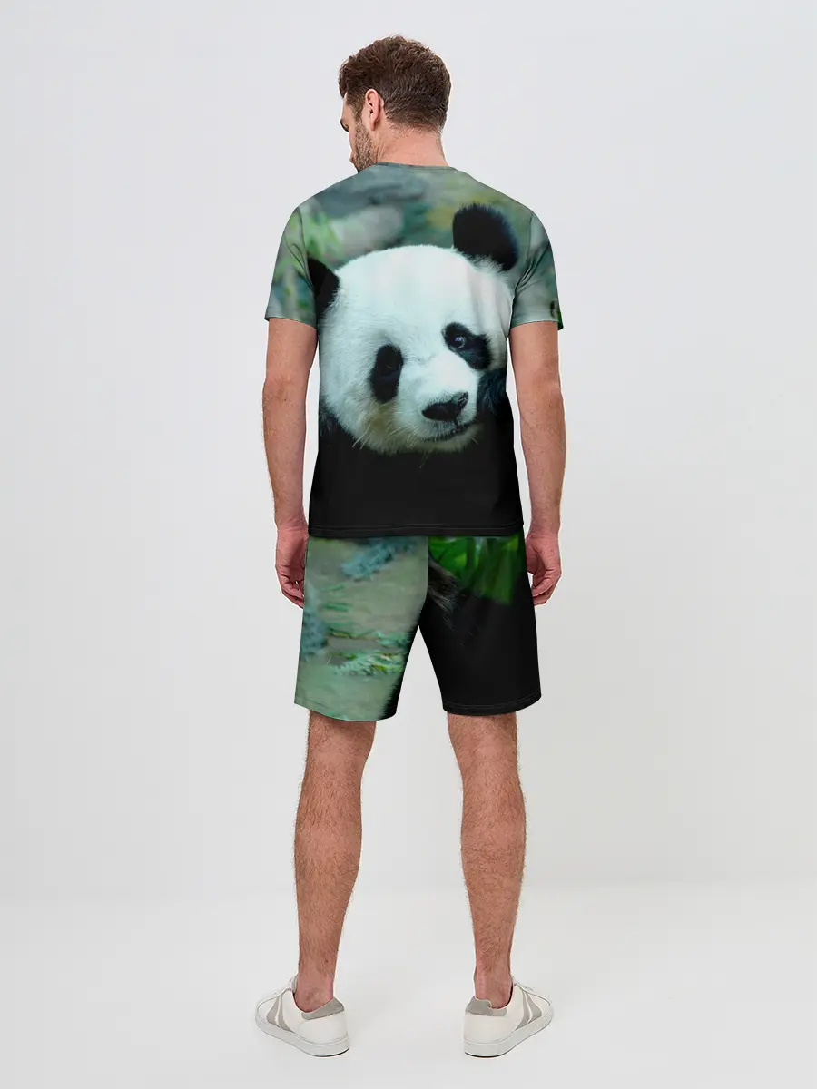 Мужской костюм с шортами / Панда