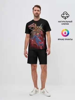 Мужской костюм с шортами / Justice League