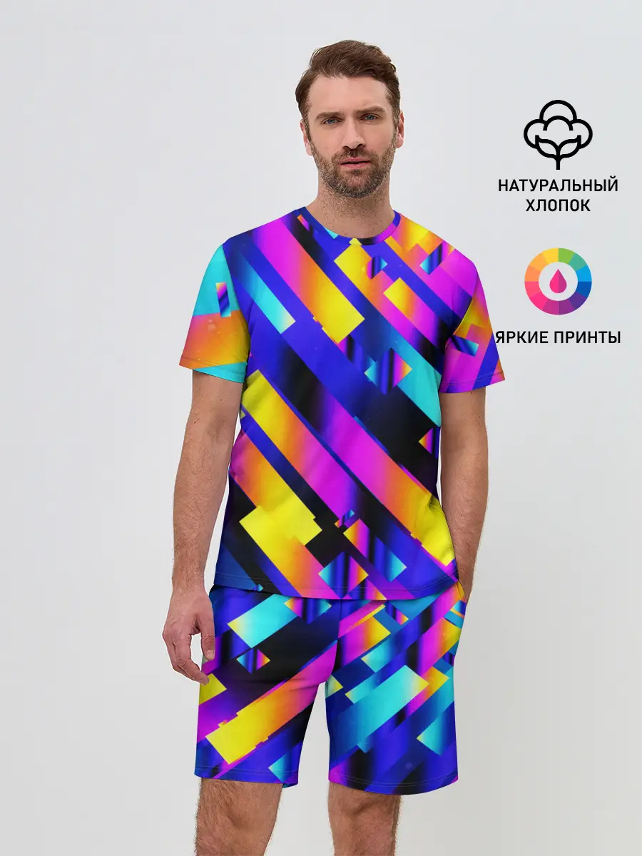 Мужской костюм с шортами / Rectangle